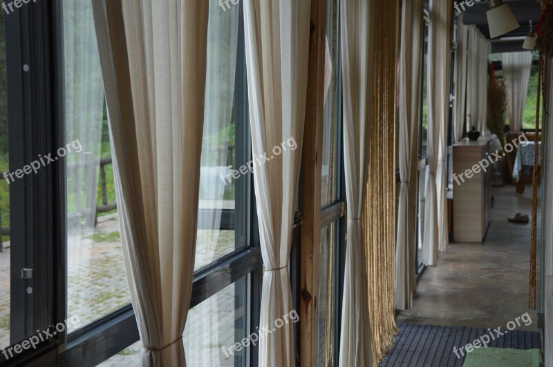 Curtain Window Door Home Decoration