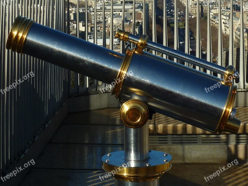 Telescope Observation Deck France Optics Distant View