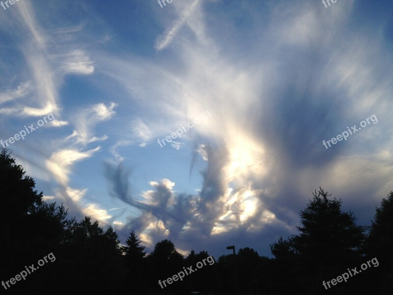 Clouds Sky Nature Abstract Cloudscape