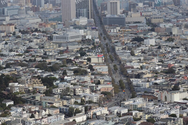 City Road Main Street San Francisco Cityscape