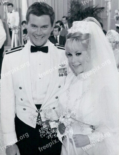 Larry Hagman Barbara Eden Actor Actress Television