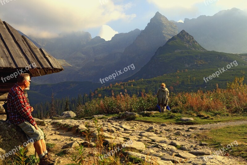 The High Tatras Mountains Tatra Poland Landscape Mountain