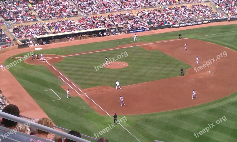 Baseball Stadium Game Playing Target Field