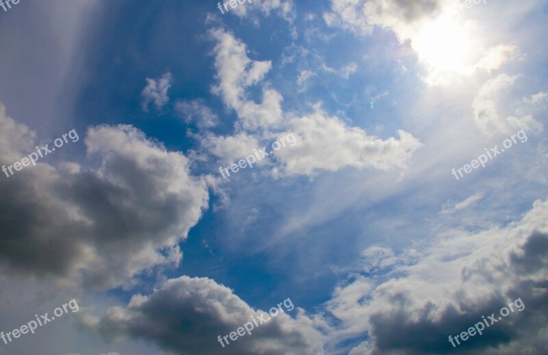 Sky Clouds Blue Weather Day