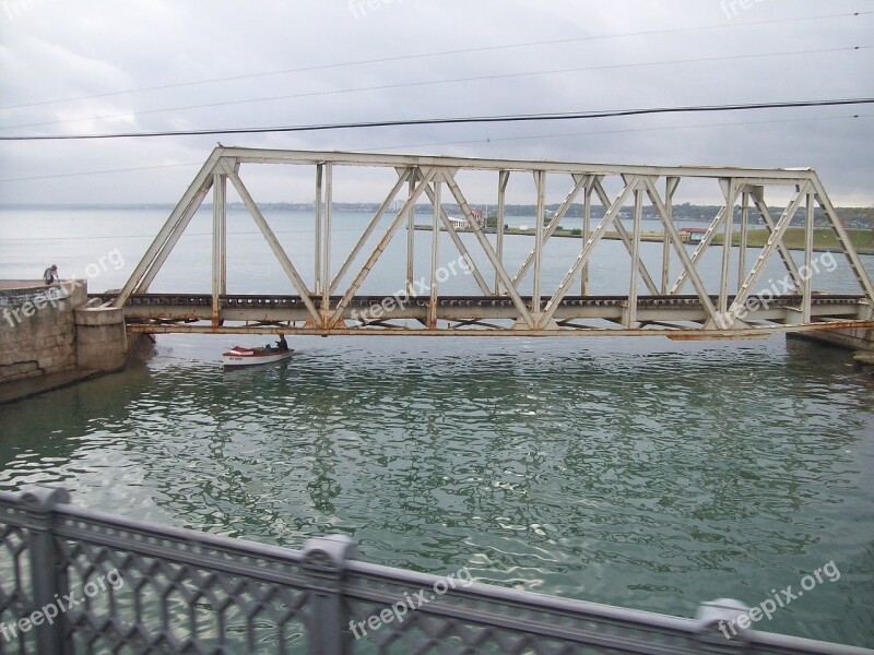 Bridge Fisherman Sea Cuba Free Photos