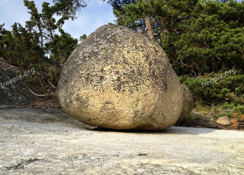 Cliffs Stone Archipelago The Stockholm Archipelago Sweden