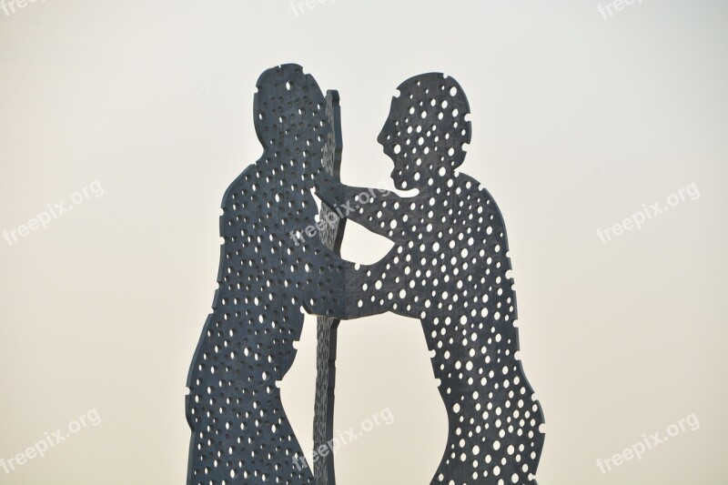 Molecule Men Sculpture Modern Art Artwork Berlin