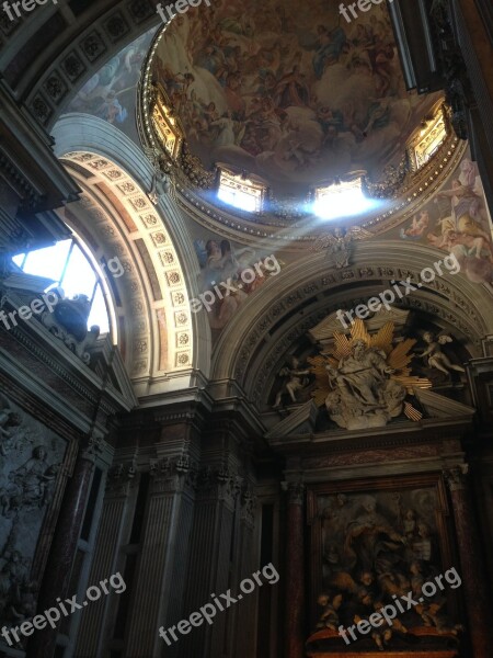 Church Frescoes Light Fresco Sculptures