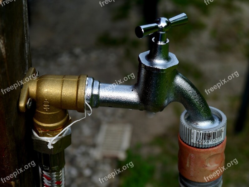 Faucet Garden Hose Water Garden Metal