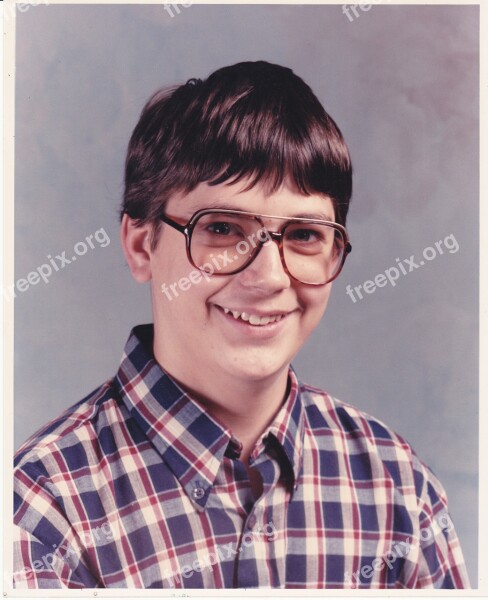 Teenager Boy Spectacles Glasses Nerd