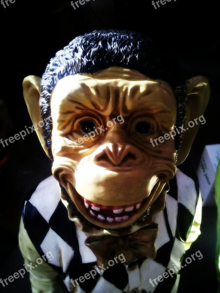 Monkey Mask Creepy Ape Free Photos