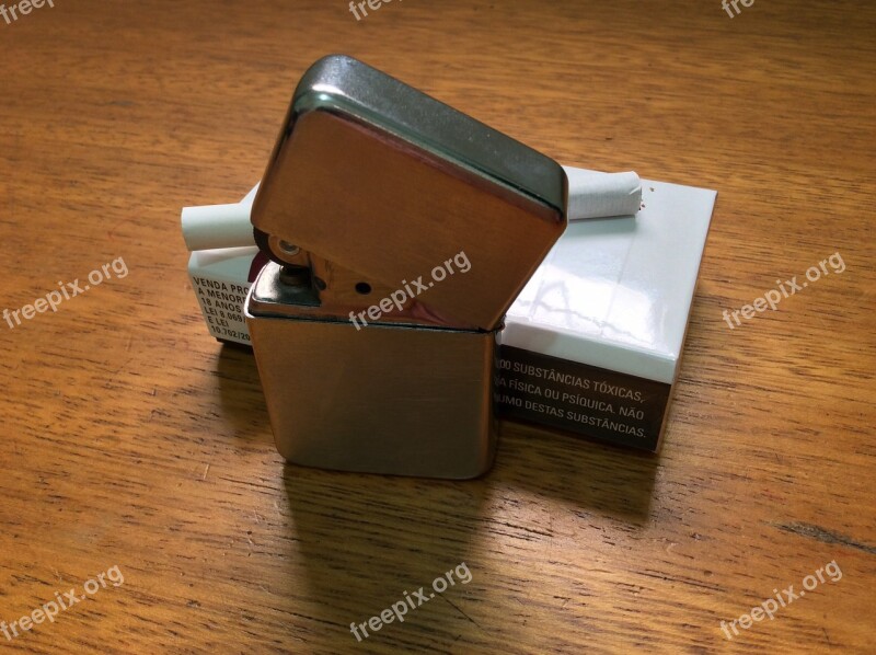 Lighter Cigarette Smoke Smoking Tobacco