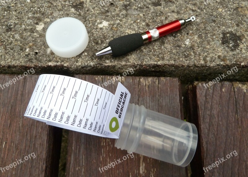 Geocache Geocaching Cache Micro Logbook