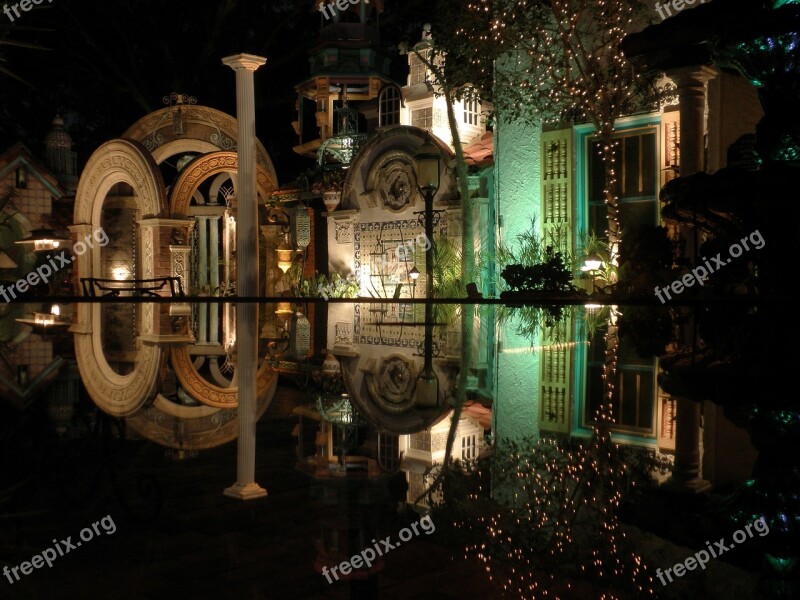 Sarasota Sights Night Evening Reflection