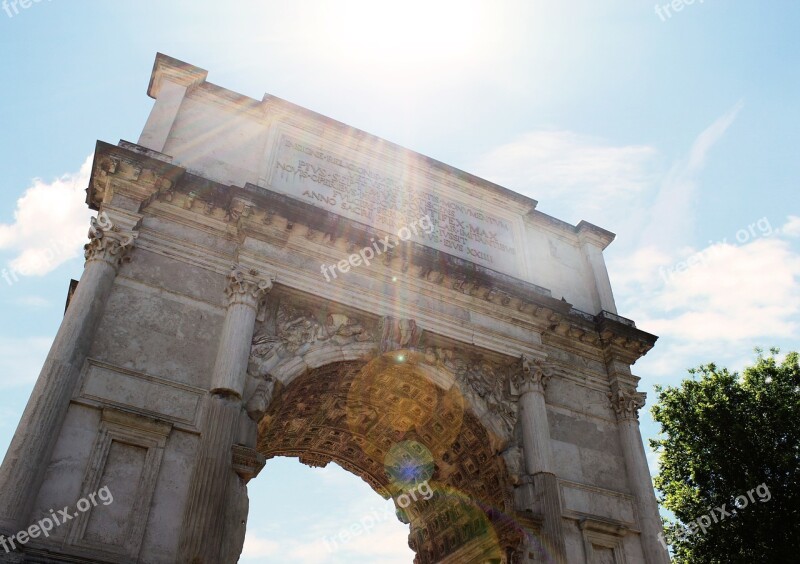 Arch Of Titus Arc De Triomphe Rome Archway Antiquity