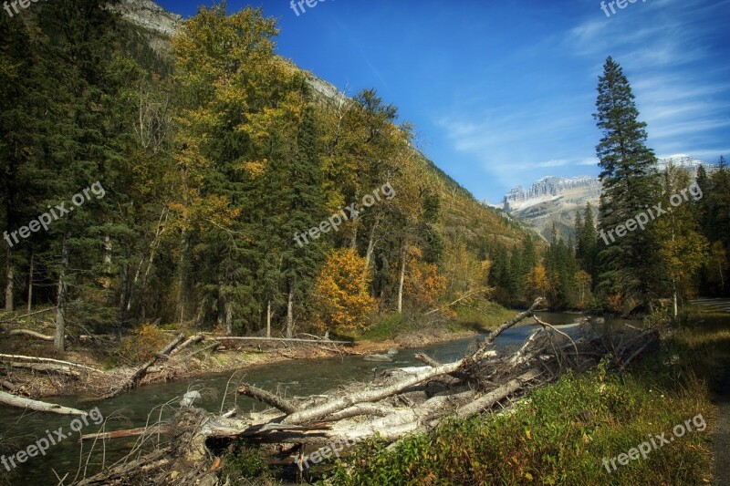 Montana Landscape Scenic Seasons Fall