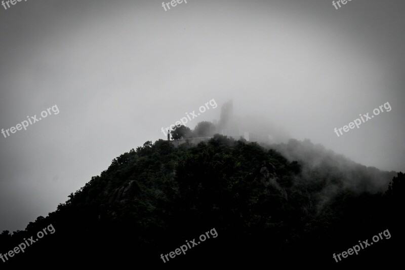 Dragon Rock Nature Light Mood Clouds