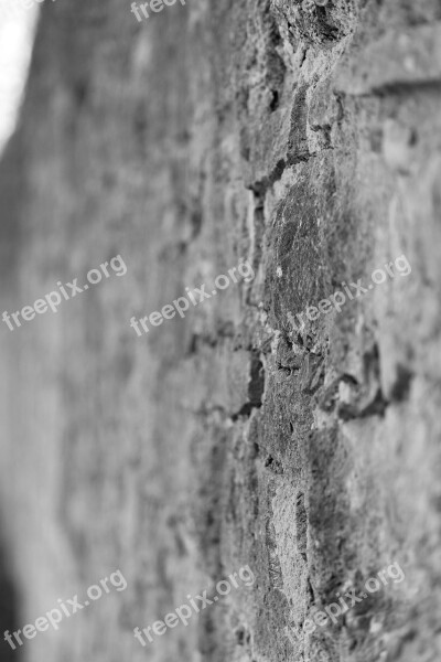 Wall Stone Nature Cracks Old