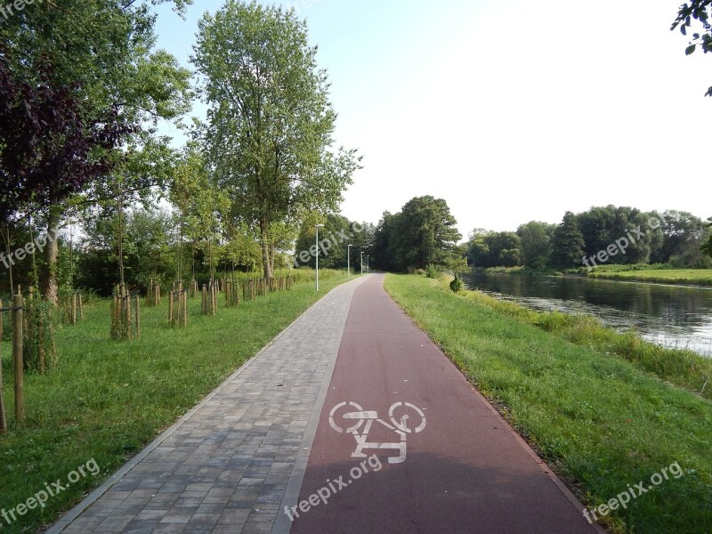 Cycle Route Cycling Road Way Alley Free Photos