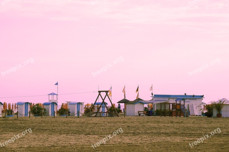 Italy Grado Beach Sea Landscape