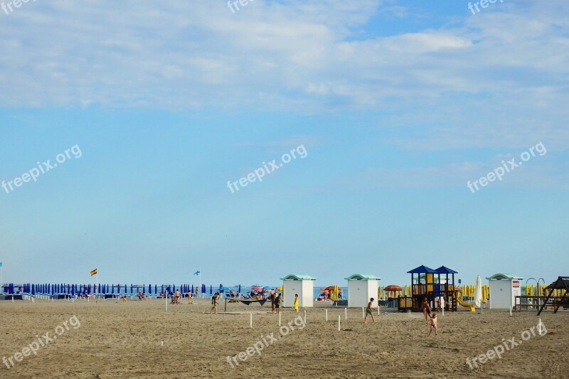 Italy Grado Beach Sea Landscape