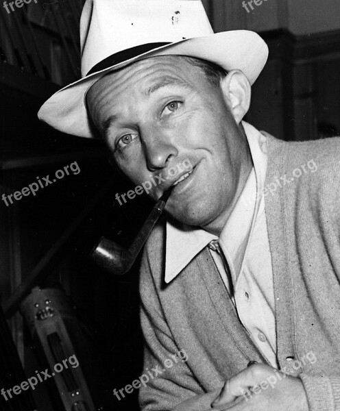 Bing Crosby Singer Actor Vintage Hollywood