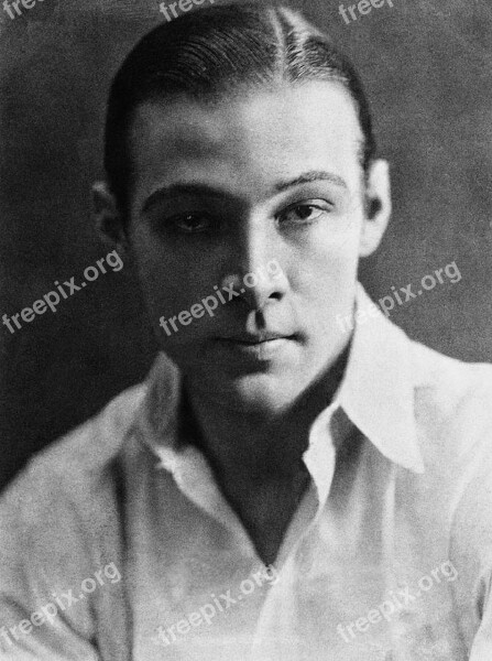 Rudolph Valentino Actor Stage Silent Films