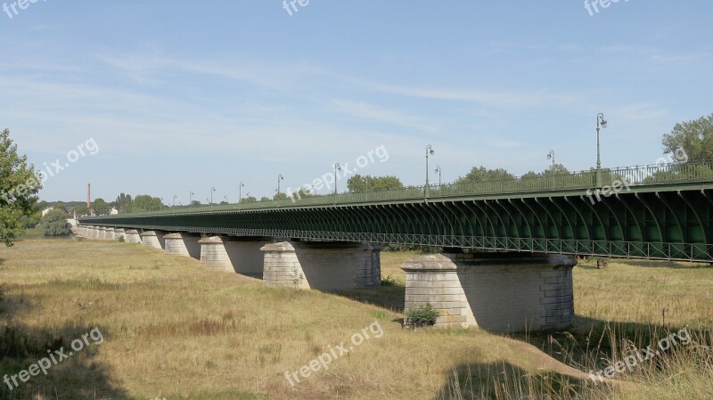 Aqueduct Briare Water Courses France Burgundy