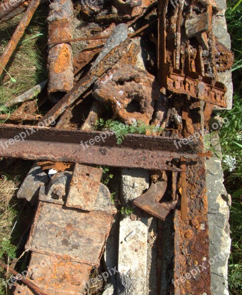 Rusty Iron Metal Rust Industrial