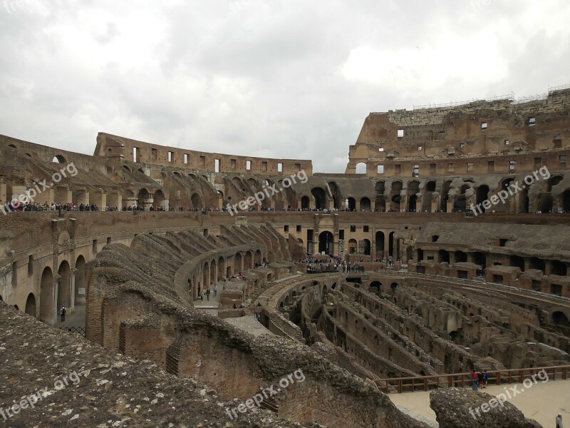 Colosseum Amphitheater Arena Gladiators Rome