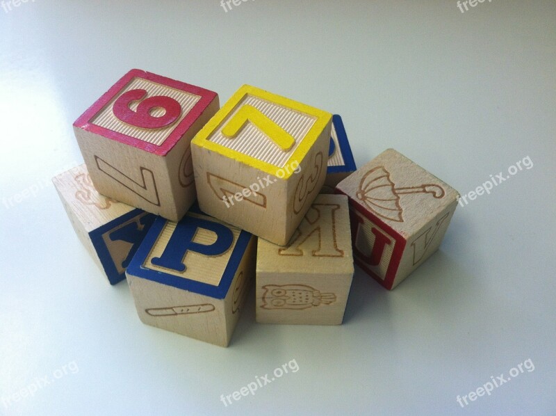 Building Blocks Toys Play Cubes Dices