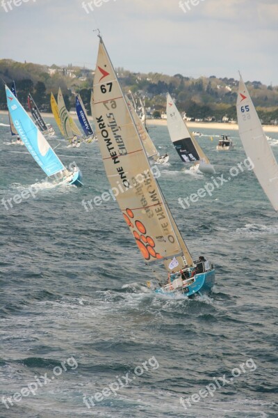 Sailing Sea Figaro Regatta Free Photos