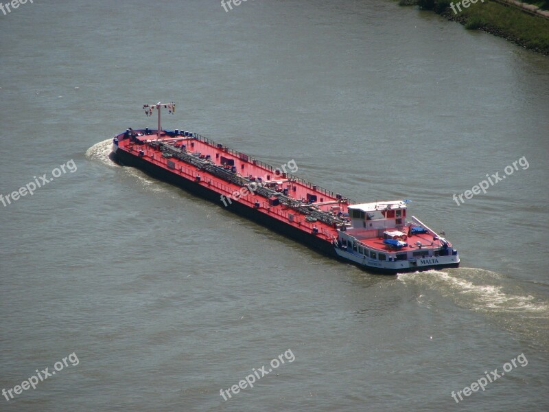 Ship Rhine River Rhine Ship Shipping