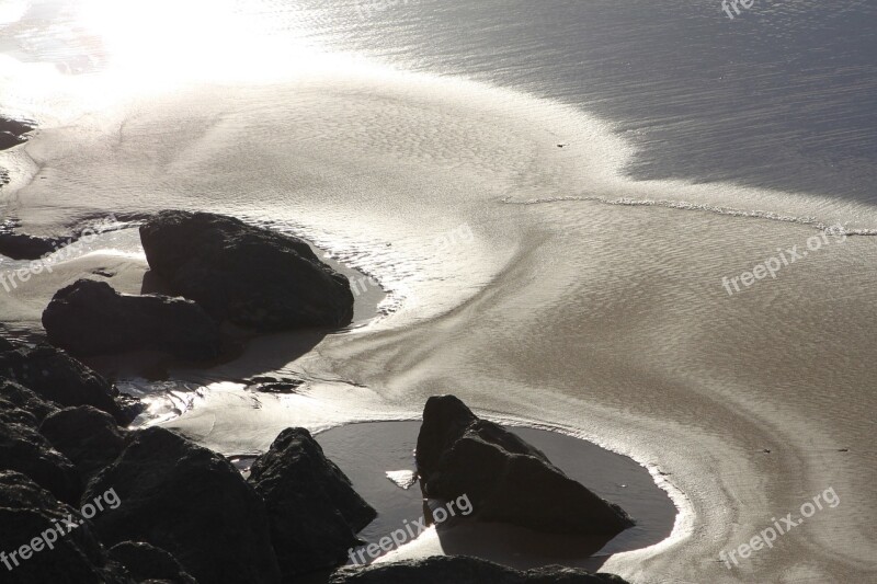 Sea Shadow Sand Free Photos