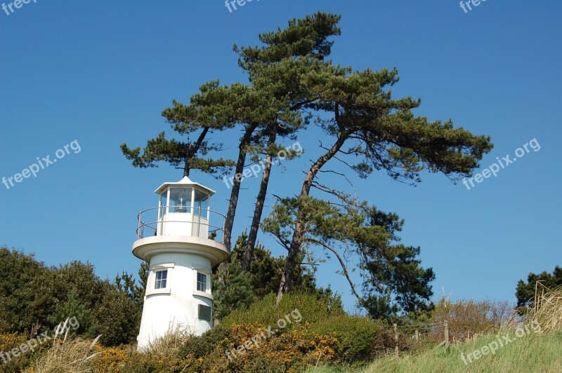 Lighthouse Landscape Cliff Nautical Beacon