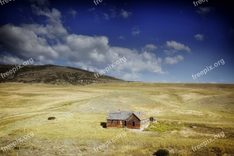 Montana Landscape Scenic Sky Clouds