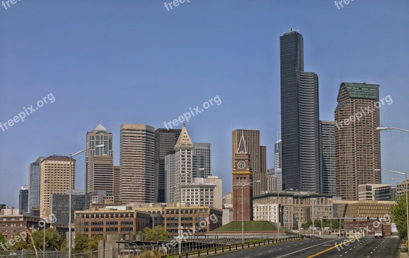 Seattle Washington City Cities Urban