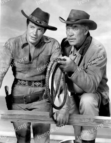 Robert Horton Ward Bond Actors Classic Wagon Train