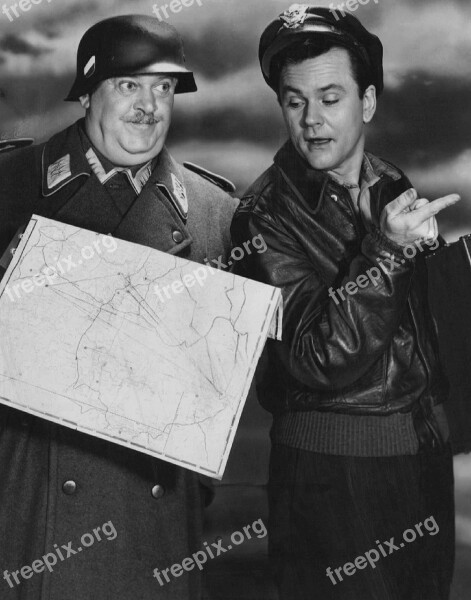 John Banner Bob Crane Actors Tv Hogan's Heroes