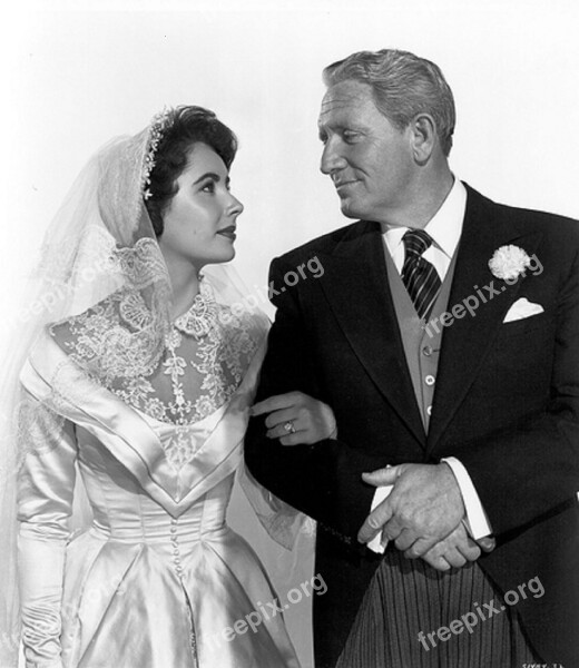 Elizabeth Taylor Spencer Tracy Actress Actor Motion Pictures