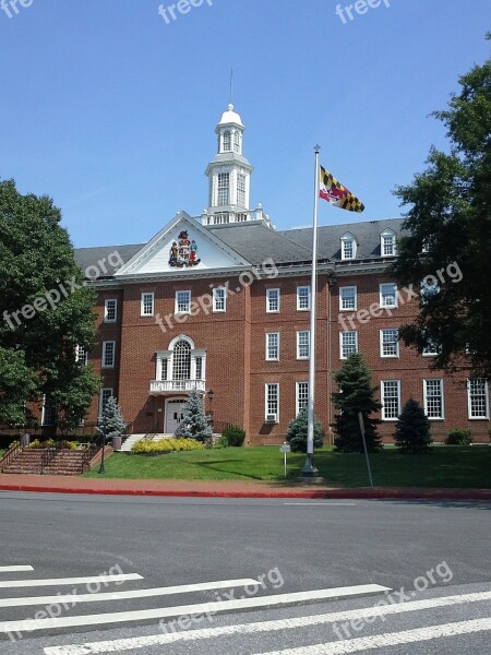 Architecture Building Annapolis Maryland Tower