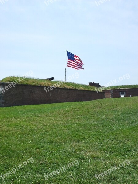 Fort Mchenry Mchenry Cannon American America