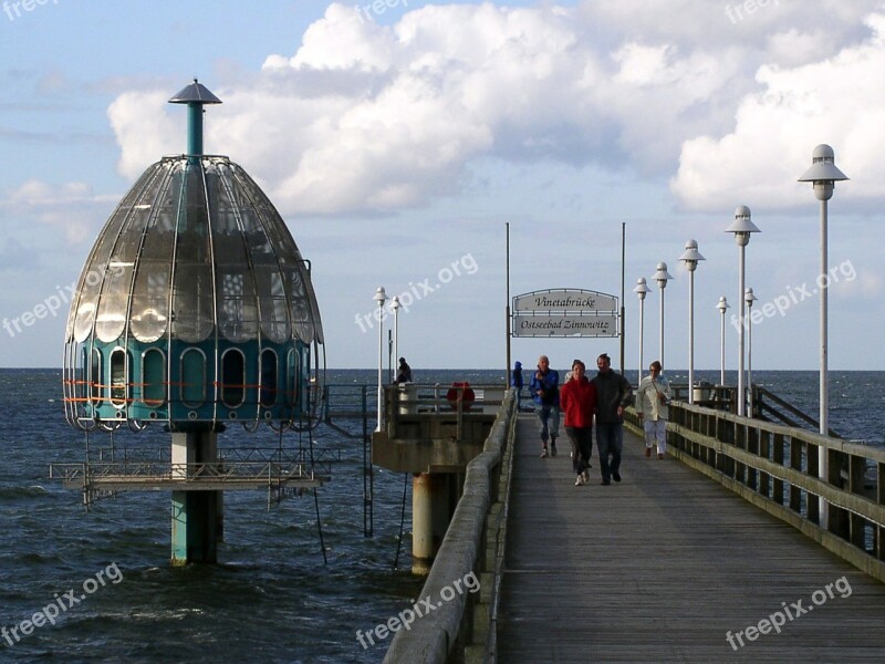 Zinnowitz Diving Bell Baltic Sea World Seaside Resort Web