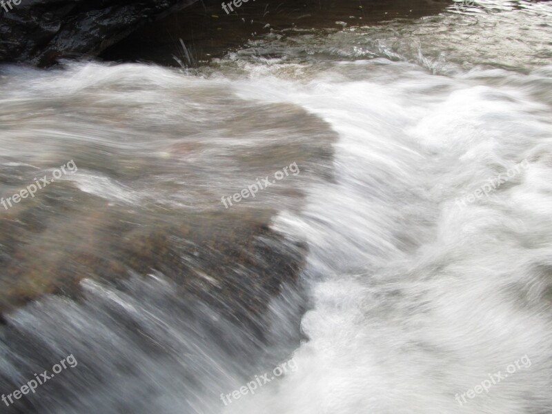 Water Stream Nature Flow Splash