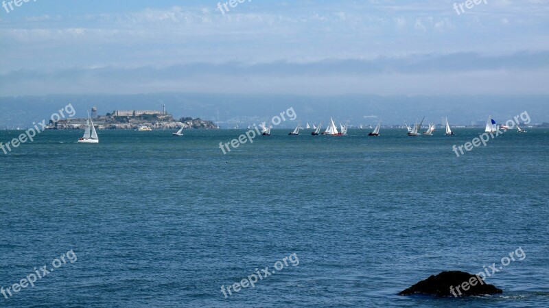 San Francisco Bay Alcatraz Tourism Landmark