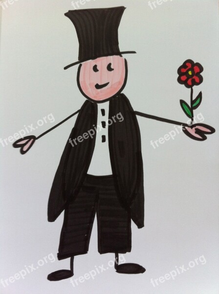 Groom Kindergarten Stick Figure Free Photos