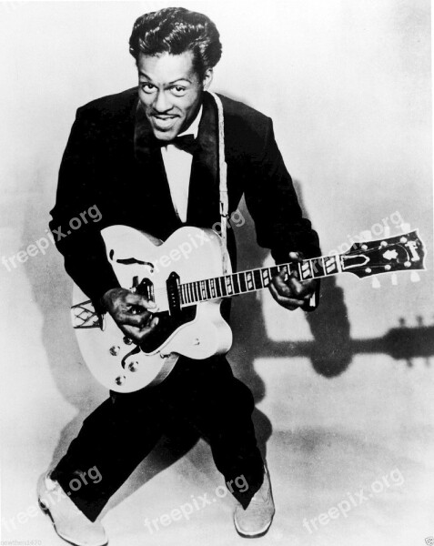 Chuck Berry Rock And Roll Musician Singer Performer