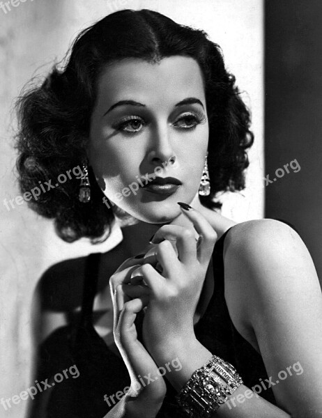 Hedy Lamarr Actress Vintage Movies Motion Pictures