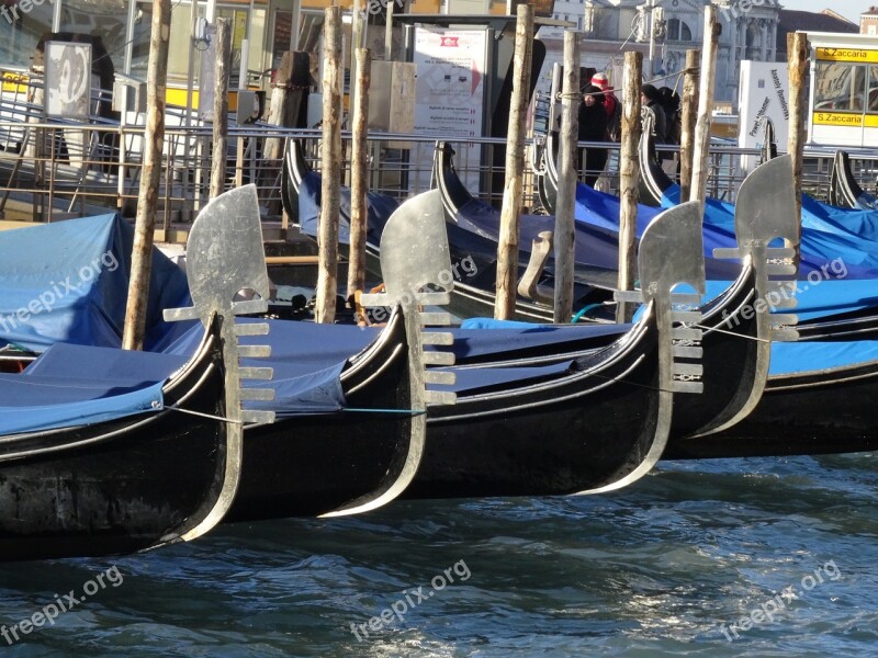 Gondola Venice Italy Free Photos