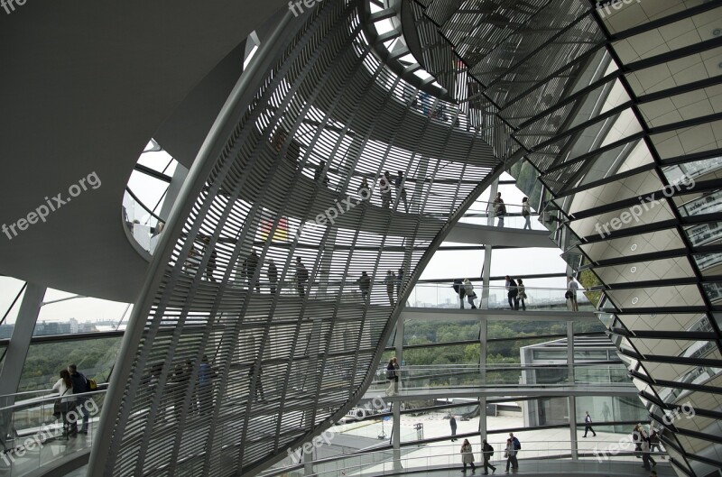 Berlin Reichstag Building Mirrors Architecture